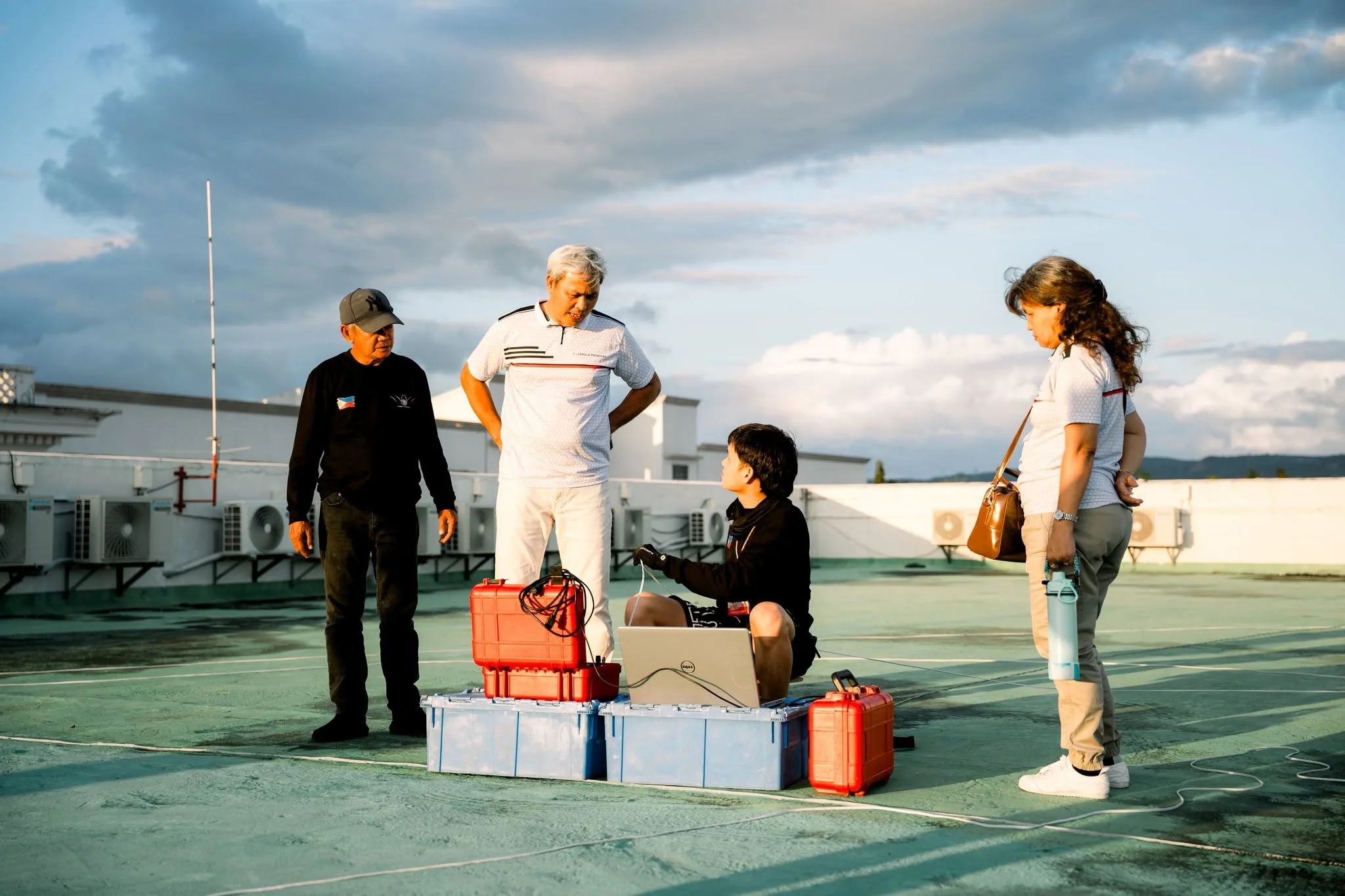 Final safety checks before the fireworks display